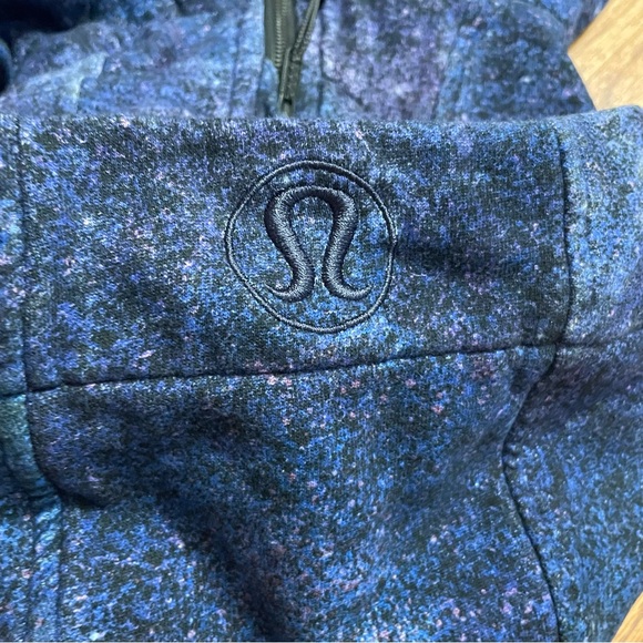 Lululemon Scuba Hoodie Light Cotton Fleece in Polar Lights Blue Multi Jacket 6 - Picture 6 of 16